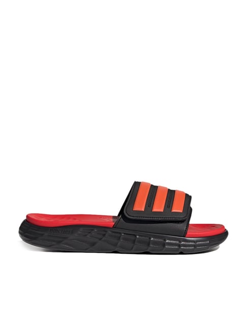 Adidas Men s Black Orange Casual Sandals