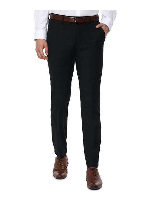 Louis Philippe Gods & Kings Black Regular Fit Trousers-picture-43