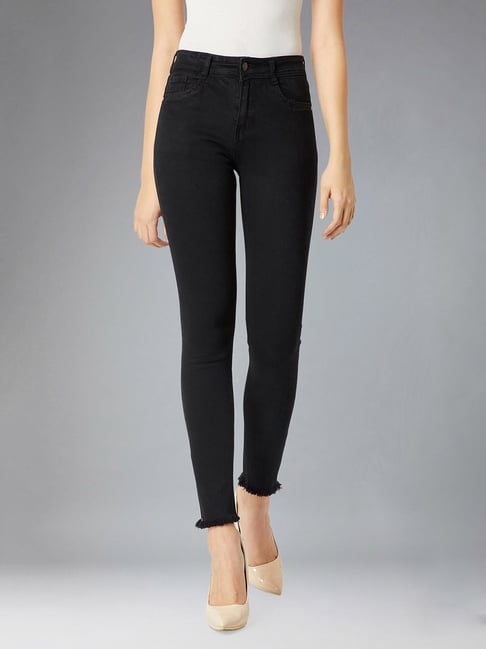 DOLCE CRUDO Black Slim Fit Jeans-picture-17