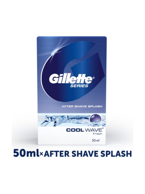 Buy Gillette Cool Wave After Shave Splash 50 ml Online At Best Price
