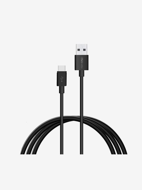Portronics POR-656 Konnect Core 1M Type C Cable Charge & Sync Function (Black)