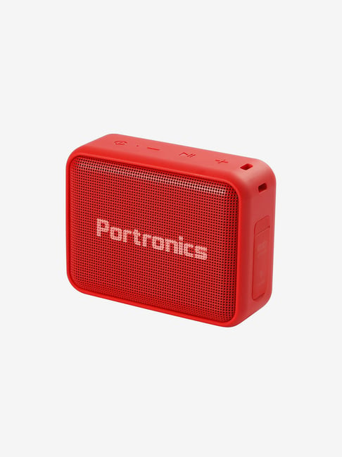 Portronics Dynamo POR-738 5W Portable Bluetooth Speaker with FM (Red)