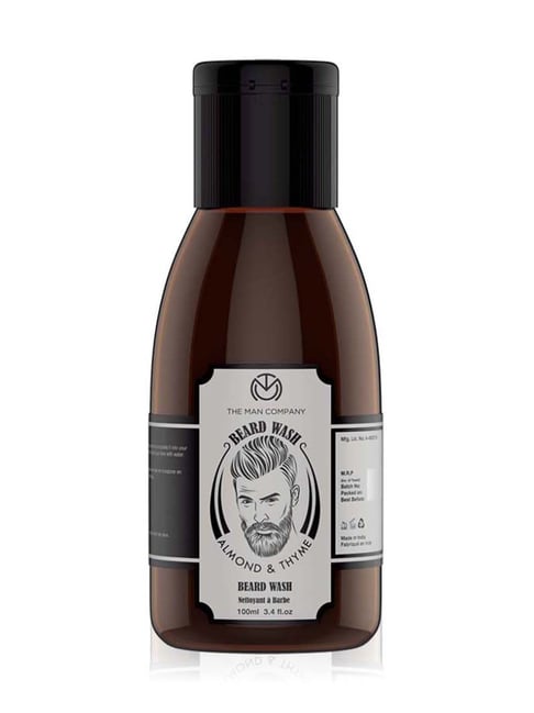 The Man Company Almond And Thyme Beard Wash - 100 ml