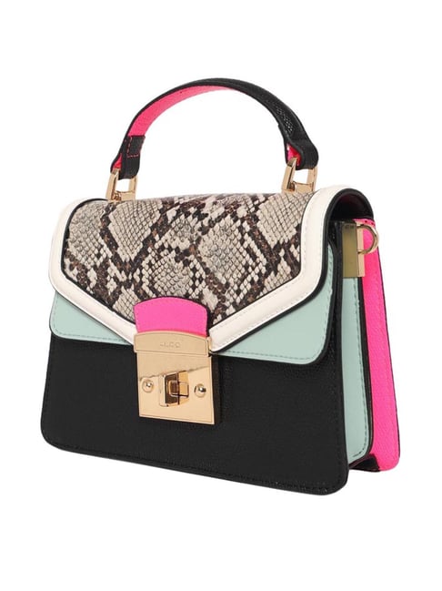Buy Aldo Etiwen Black Textured Medium Handbag For Women At Best Price ...