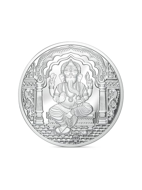 Joyalukkas Ganesha 999 100gm Silver Coin