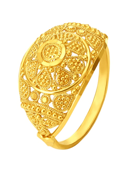 Sleek and Stunning Gold Finger Ring
