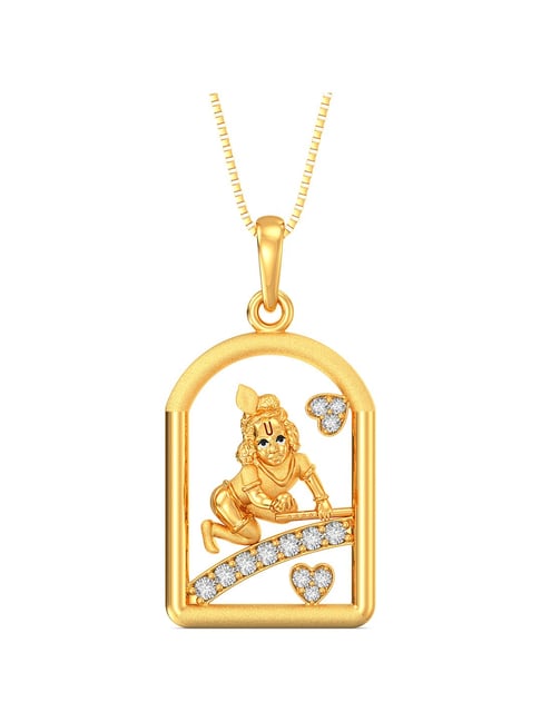Buy Joyalukkas 22k Gold Lord Krishna Pendant without Chain Online