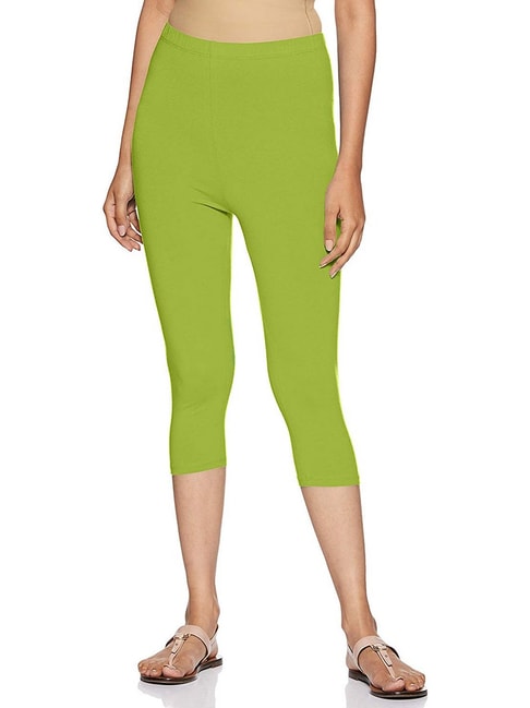 Buy Rupa Softline Light Green Cotton Capris for Women Online @ Tata CLiQ