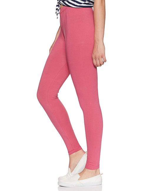 Buy Rupa Softline Pink Cotton Leggings for Women Online @ Tata CLiQ