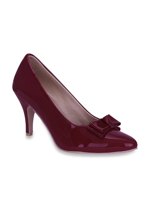 Get Glamr Women's Maroon Stilettos Pumps