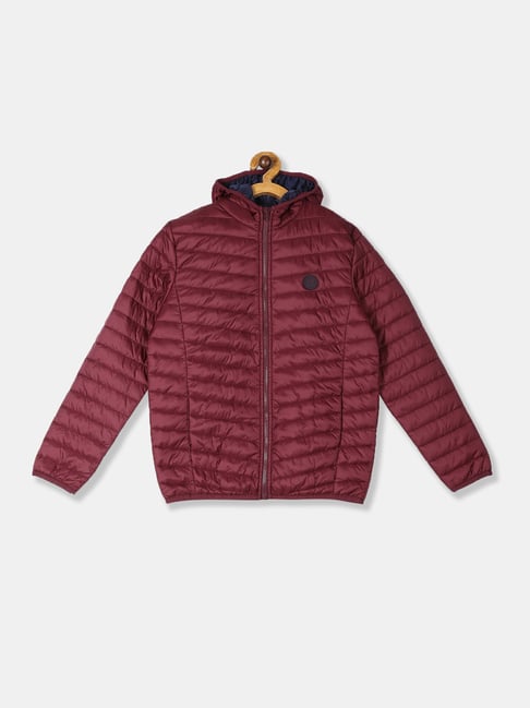 Polo Boys Maroon Quilted Jacket