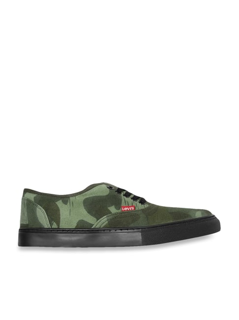 Levis Levi's 38099-1810 Men's Basel Green Casual Sneakers