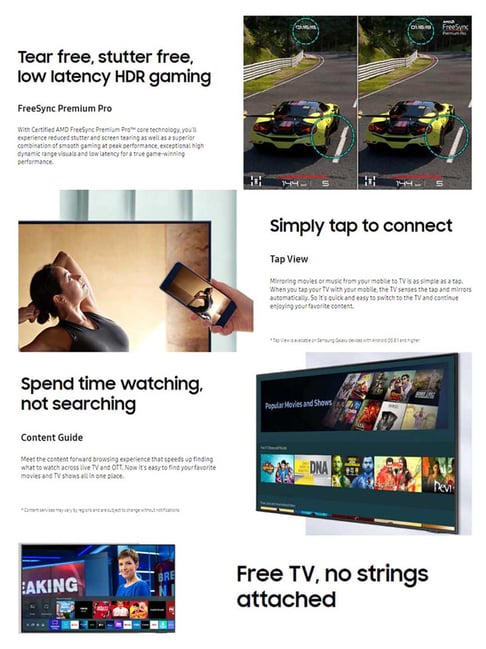 Buy Samsung 138 cm (55 Inches) Smart 4K QLED TV QN90A Neo 55QN90A