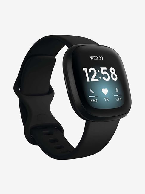 Fitbit Versa 3 FB511BKBK Health and Fitness Smartwatch (Black)