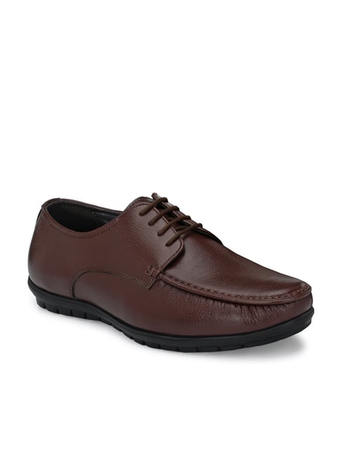 San Frissco Men's Brown Derby Shoes