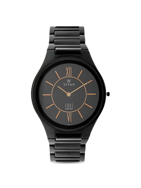 Titan ceramic outlet watch black