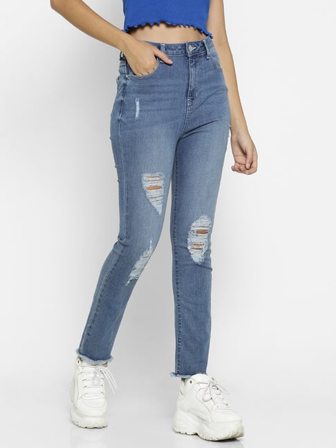 This exact pair of jeans, either forever 21 or rue 21, high rise & curvy i  think : r/findfashion