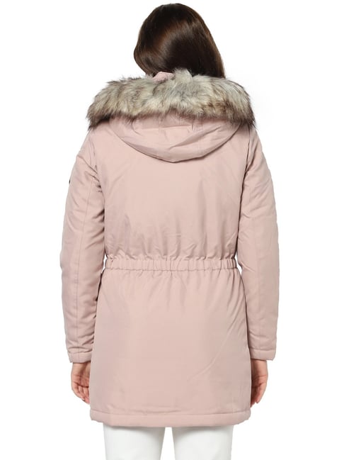 Only Rose Dust Regular Fit Parka Jacket