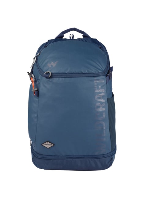 Buy WILDCRAFT Blue Unisex Zip Closure Backpack | Shoppers Stop