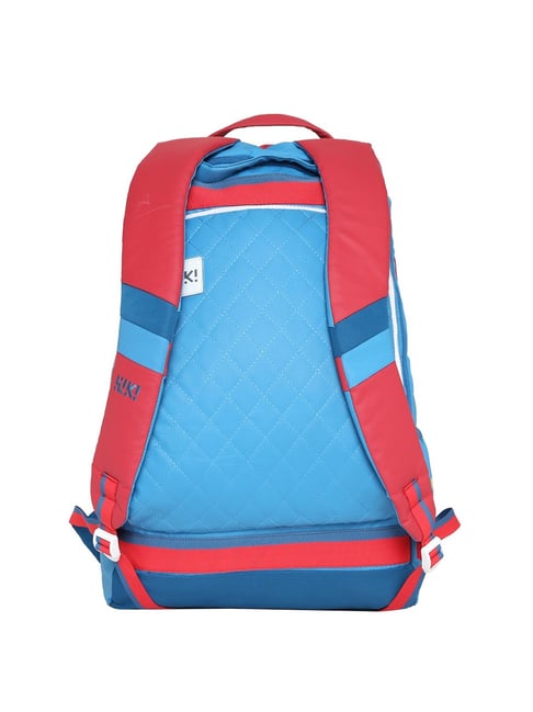 Buy Wiki 29 Ltrs Red & Blue Medium Duo-Pack Backpack For Men At