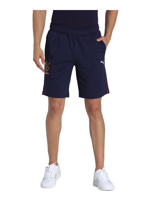 Puma Blue Cotton Shorts