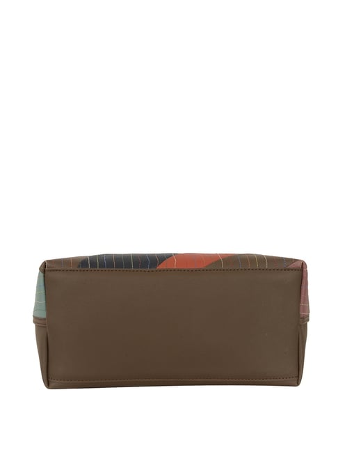Buy Aldo CARONELLA900 Brown & Black Printed Small Sling Handbag
