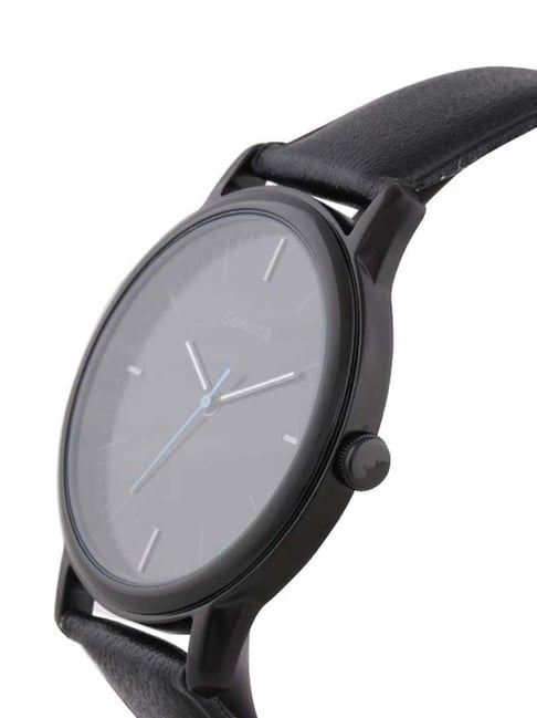 sonata black watches