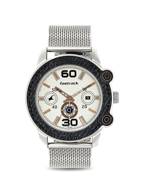 Fastrack Denim Analog White Dial Men's Watch-NN3188KM01/NN3188KM01 :  Amazon.in: Fashion