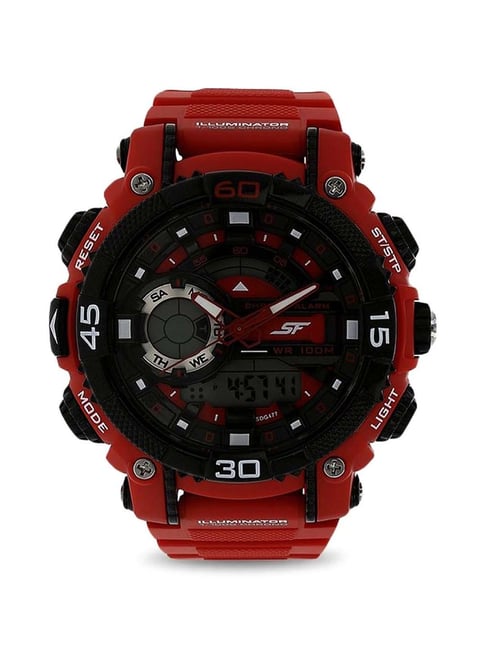 Sonata NN77070PP02 SF Analog-Digital Watch for Men