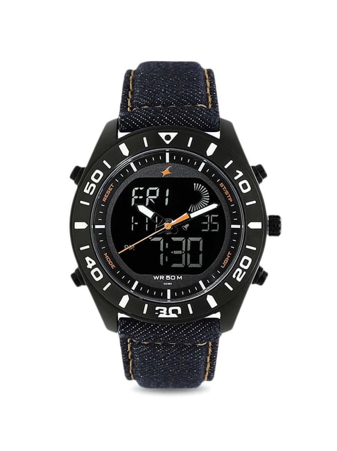 Fastrack NN38034NL01 Denim Analog-Digital Watch for Men