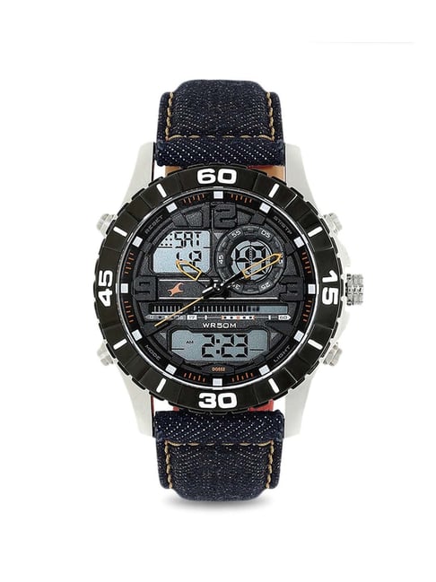 Fastrack NN38035SL06 Denim Analog-Digital Watch for Men