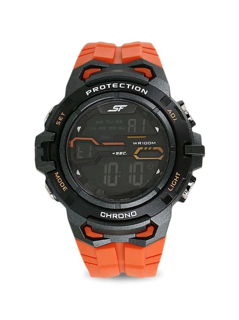 Sonata 77076PP02 Super Fibre Digital Watch for Men