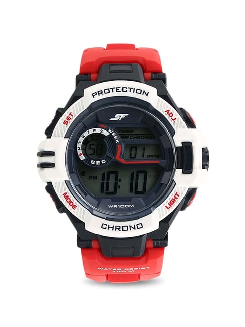 Sonata 77075PP01 Super Fibre Digital Watch for Men