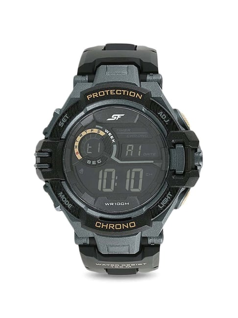 Sonata 77075PP03 Super Fibre Digital Watch for Men