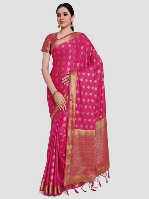 Red Color Soft Mysore Silk Saree (She Saree 1942)