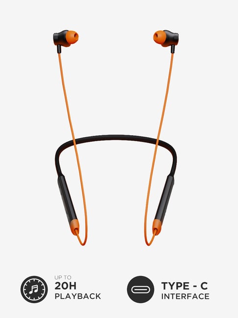 boAt Rockerz 265v2 T Wireless Neckband with ASAP Charge Upto 20H Playback Orange