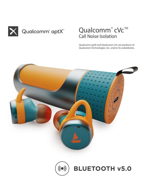 Buy boAt Airdopes 631 True Wireless EarPods with Mic (Blue/Yellow