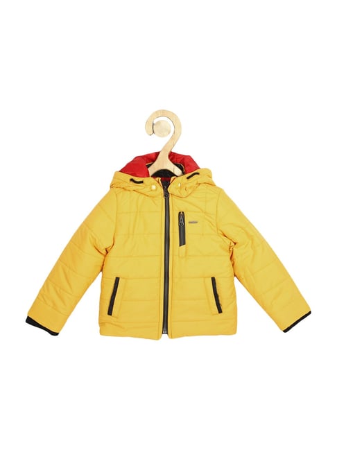 Allen Solly Junior Yellow Regular Fit Jacket