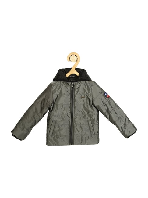 Allen Solly Junior Grey Regular Fit Jacket