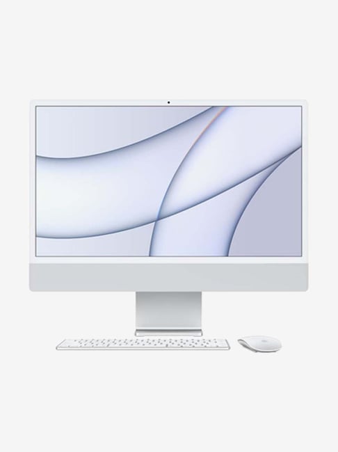 Apple iMac 24-inch Retina 4.5K AIO 8-core M1 chip 7-core GPU 8GB 256GB SSD macOS Silver (MGTF3HN/A)