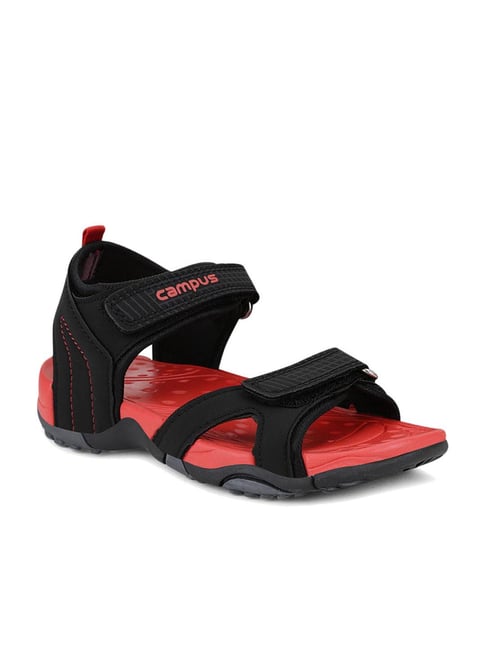 Buy SHOETOPIA Black Synthetic Tie Up Girls Casual Sandals | Shoppers Stop