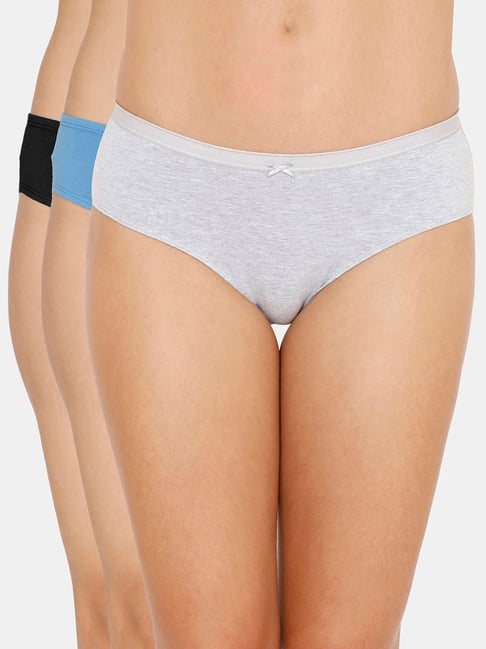 Zivame Multicolor Hipster Panty (Pack Of 3) Price in India