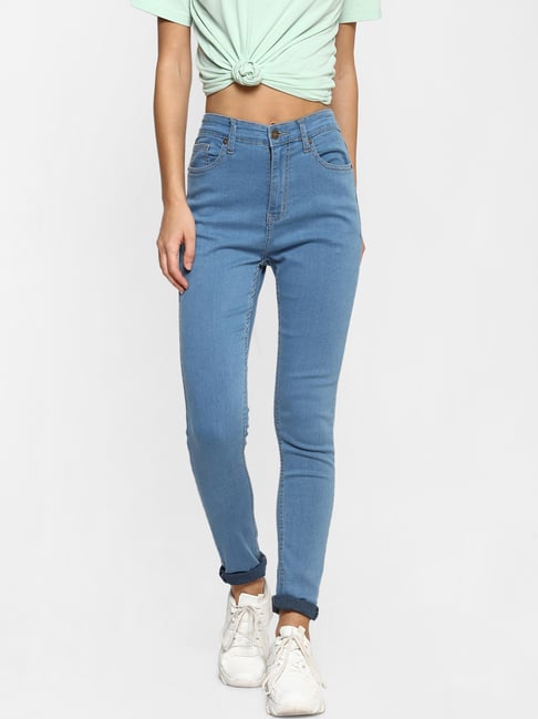 Forever 21 Medium Denim Slim Fit Jeans 