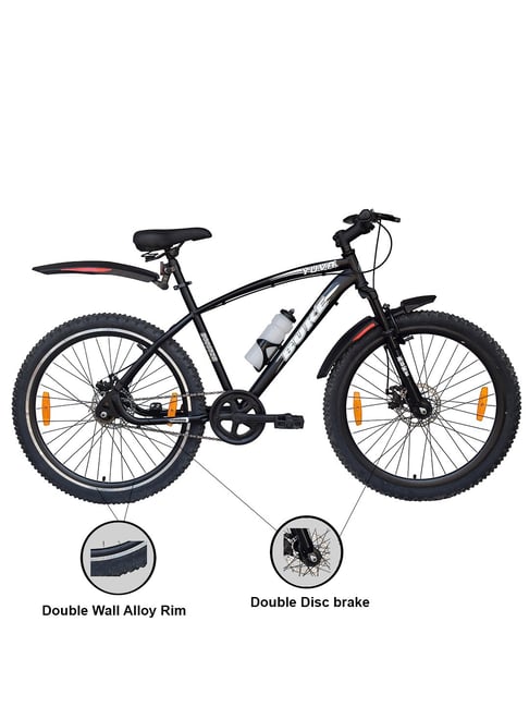 Avon Matt Black Buke Yuva 26T Solo MTB Mountain Bike