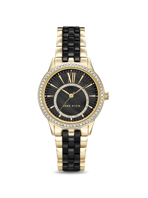 Anne Klein Round Women Watch - AK4092WTGB Helios Watch Store.