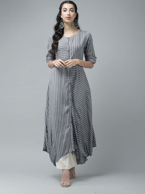 Chloe Stripes Kurta  Araayeh