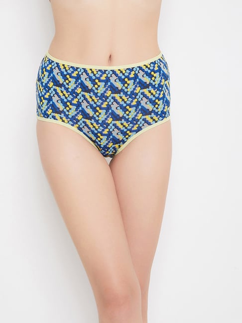 Buy Clovia Blue Printed Hipster Panty for Women Online @ Tata CLiQ