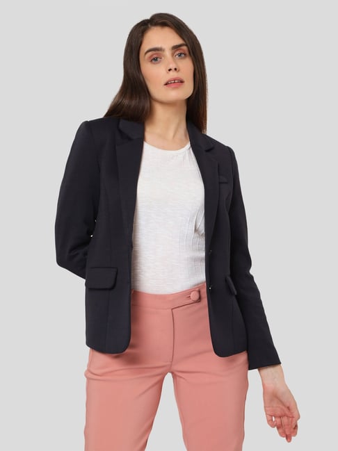 Vero Moda Navy Regular Fit Blazer