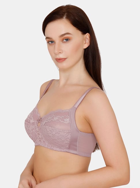 Buy Zivame Violet Tulip Non Wired Non Padded Full Coverage Bra for Women  Online @ Tata CLiQ