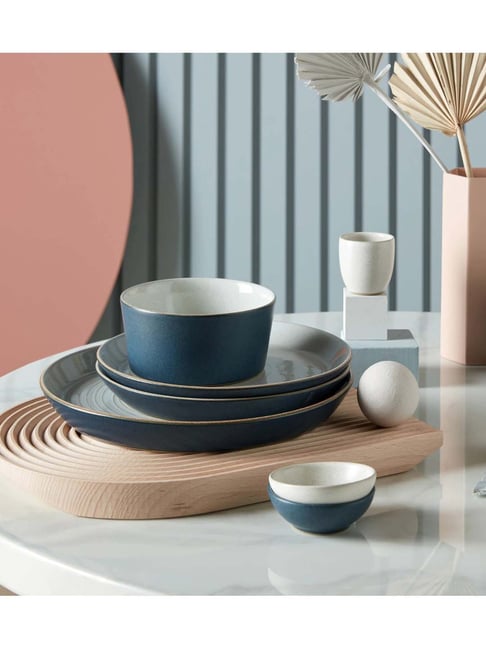 DENBY Impression Navy Stoneware Quarter Plate - Set of 1